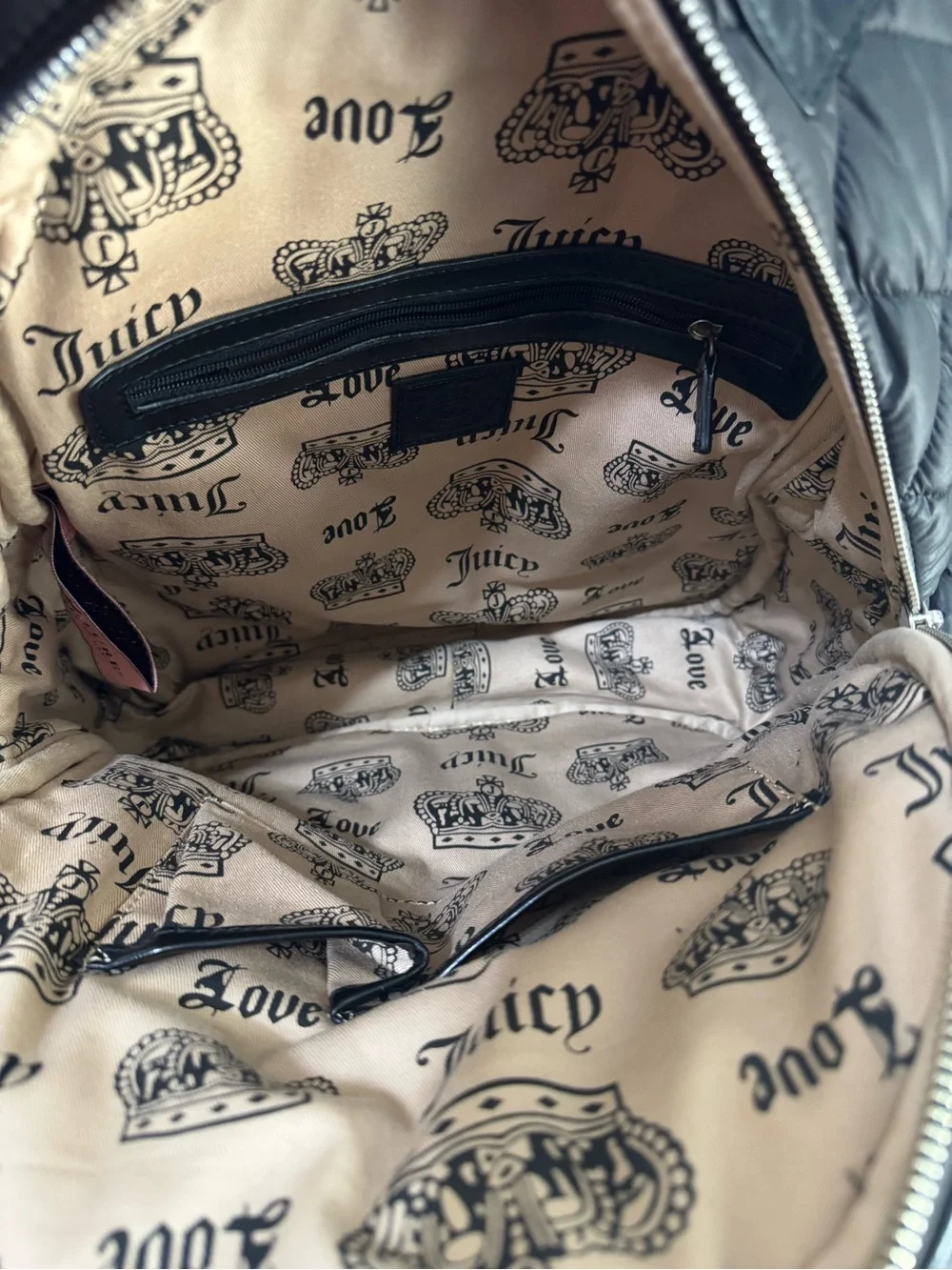 Juicy Couture quilted nylon